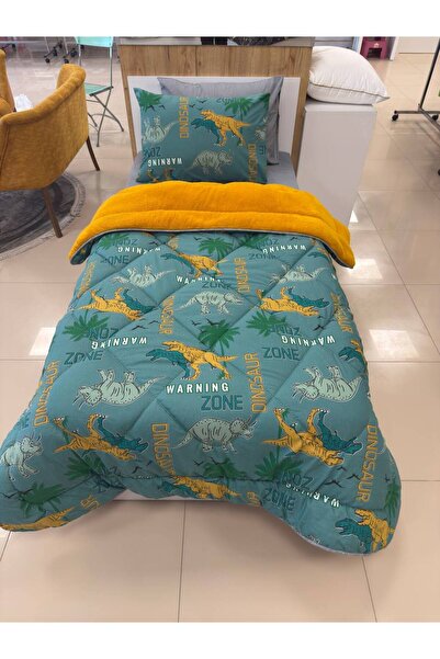 Sudemhome Tek Kişilik Çift Taraflı Peluş Welsoft Pufidik Uyku Seti (Yorgan + ...