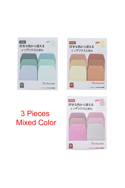 Choice4 3 Pieces Mixed Color Lytwtw's Adhesive Cute Refreshing Gradient Multi...