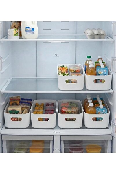 ASlife Home 6 Adet 4 Litre Buzdolabı Düzenleyici Dolap İçi Düzenleyici