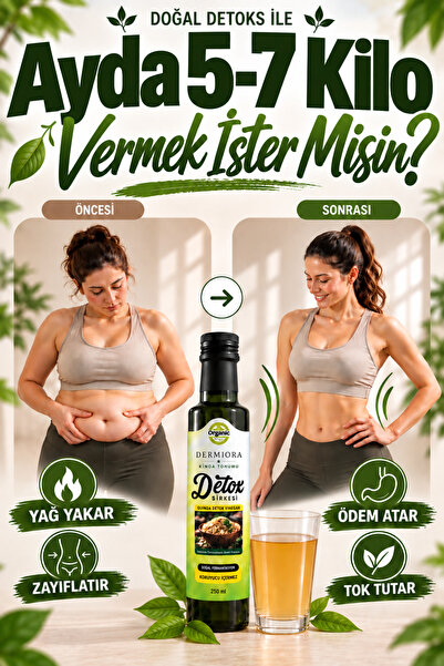 Dermiora Zayıflatıcı1 ve Yağ Yakıcı1 Detoks Kinoa Sirkesi 250 ml Doğal Ferman...