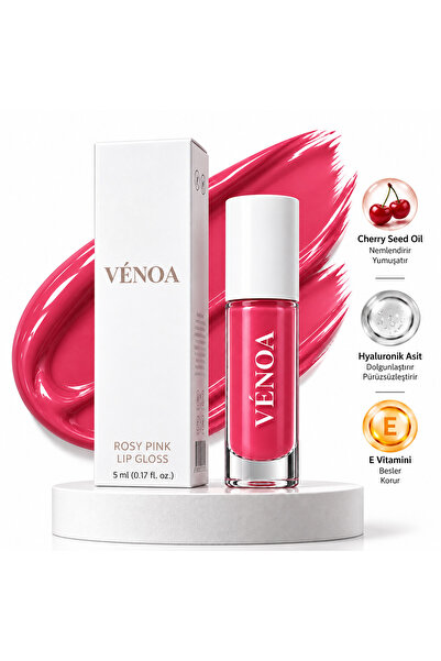Venoa VÉNOA Rosy Pink Nude Glow Lip Gloss
