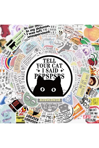 Choice 50Pcs 50 Pieces of Sarcastic and Witty Stickers, Vibrant Sticker Decal...