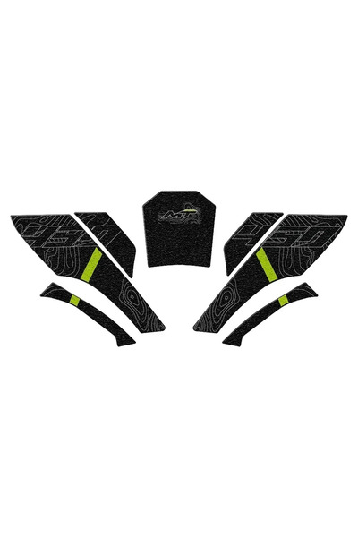 Choice Anti-slip kit yellow For CFMOTO 450MT 450 MT 2024 Tank Pad Sticker Mot...