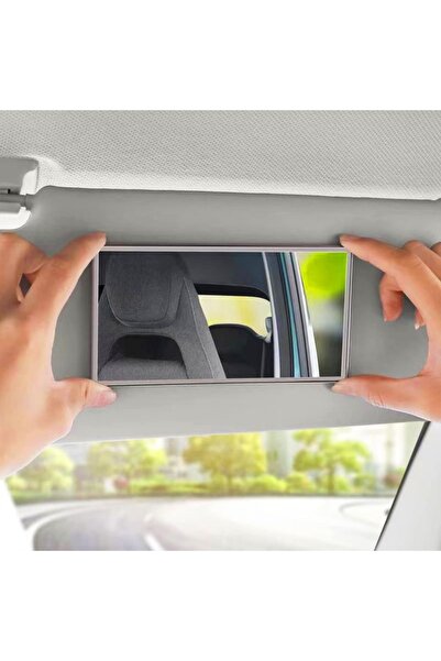 Choice big 1pc 15x8cm Car Sun Visor Mirror,Stainless Steel Sun-Shading Cosmet...