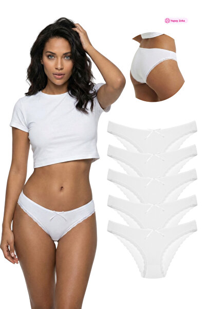 Newlilla 1101 Bikini Kadın T. Dantelli Külot Paketi V15