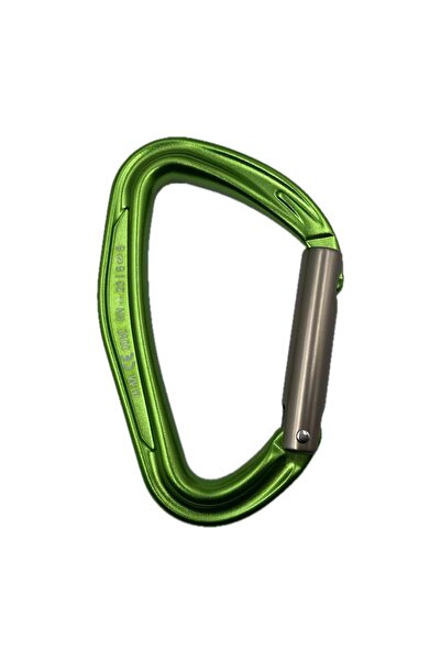 Choice Green CLIWIZ SGM7118 Curved D- Straight UIAA CE Certified Climbing Car...