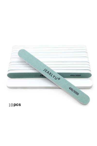 Choice 10pcs 3/5/10pcs Polishing Nail File For Manicure Pedicure 400/3000 Gri...