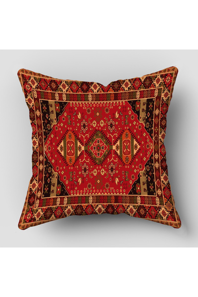 Choice غطاء وسادة بنمط سجادة فارسية من جانبين مقاس 45×45 سم، غطاء وسادة لغرفة...
