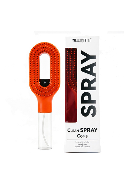 Choice5 orange-1pc Hairbrush Sprayer Brush 2 in 1 Multi-functional Spray Bott...