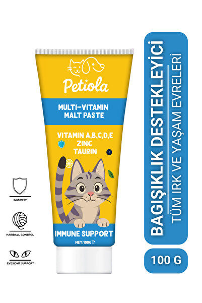 Petiola Bagışıklık Destekleyici, Tüy Yumağı Ve Kusma Önleyici Multivitamin Ke...