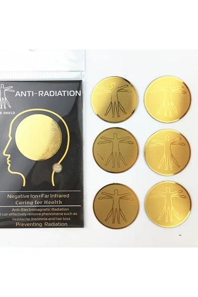 Choice6 Humanbody shape 6pcs EMF Protection ANTI-Radiation Stickers Cell Phon...