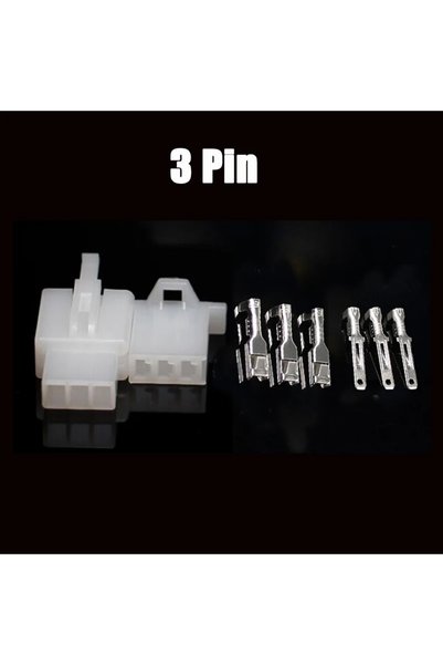 Choice1 10Sets 3Pin 10Sets 2.8mm Automotive Electrical Connector Kit 2/3/4/6/...