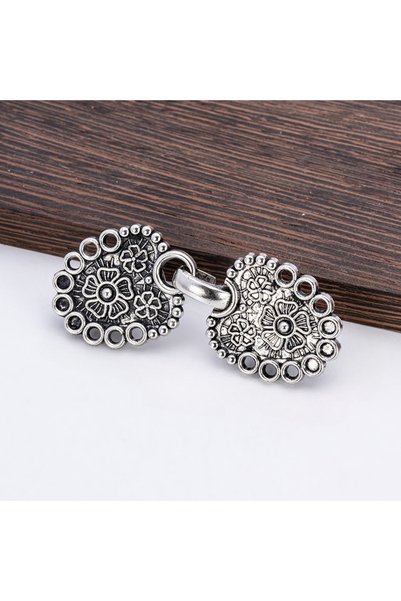 Choice Silvery A 1pc Retro Plating Duckbill Buckle Clothing Decor Chain Cardi...
