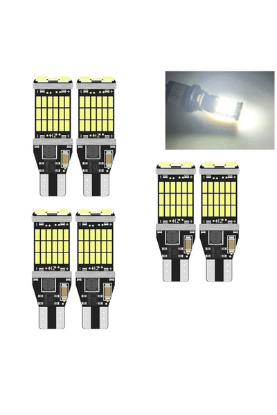 Choice5 6Pcs White T15 W16W 2/6pcs T15 Reverse Light W16W Led Super Bright 10...