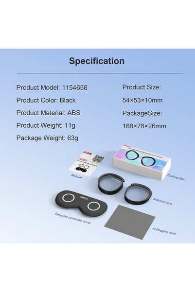 Choice Scratch-proof lens Suitable for Meta Quest 3S VR Scratch Resistant Rin...