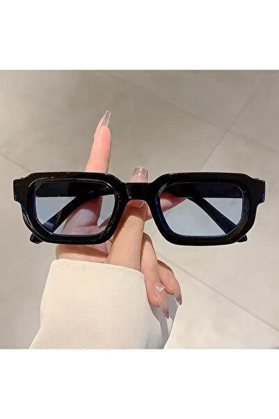 Choice1 Blue New Men Vintage Rectangle Frame Sunglasses Fashion Retro Sun Gla...