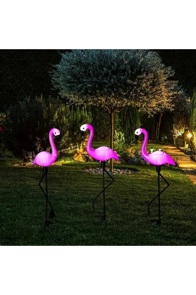 Choice 0-5W pink 1 Pc Outdoor Solar Lights Flamingo Garden Led Stake Light Pa...