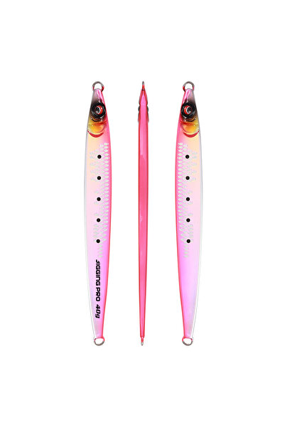 Choice 40g Pink JIGGING PRO Sardine Slider Jigging Lure UV Shore Long Cast Me...