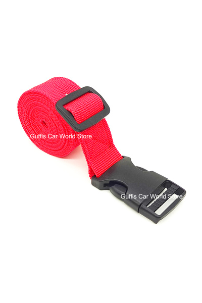 Choice Red 1.5M Buckle Tie-Down Belt Cargo Straps for Car Motorcycle Bike wit...