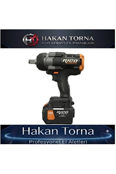 HAKTOR Rico 2000Nm 3/4 Şarjlı Somun Sökme Darbeli Sıkma Bijon Lastik Sökme Ta...