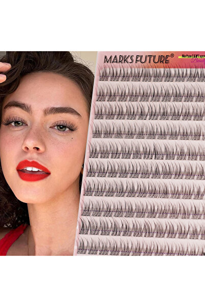 Choice MIX Self-Adhesive Eyelash Clusters, No Glue Needed, 120 Pieces, Natura...
