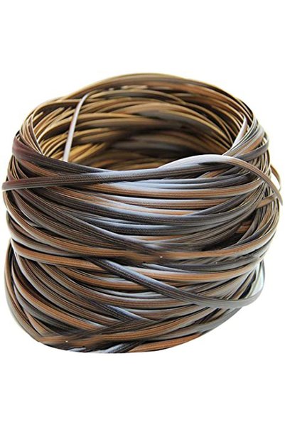 Choice SW87173 Coffee Gradient Plastic Rattan Woven Rattan 10m DIY Rattan Wov...