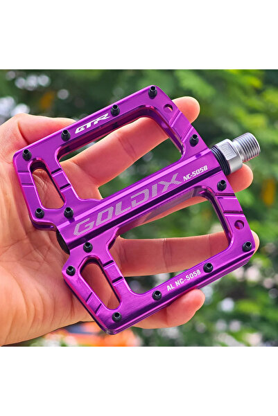Choice GOLDIX-5058 Purple GOLDIX 3 Bearing Pedal MTB Road Bike Sealed Bearing...