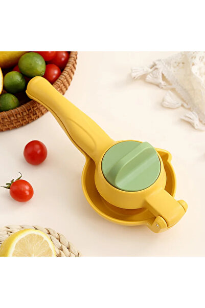 Choice1 YELLOW Hand Juicer Lemon Lime Squeezer Get Every Last Drop Max Extrac...