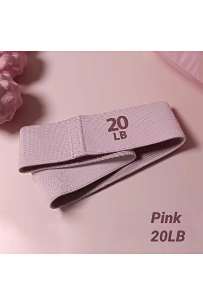 Choice1 Pink 20LB G5326A 20-90LB Fabric Elastic Band Fitness Resistance Band ...