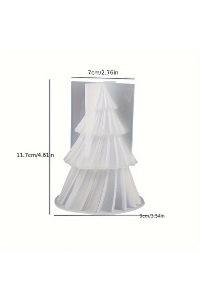 Choice L Christmas Tree Scented Candles Silicone Mold DIY Aromath Candle Soap...