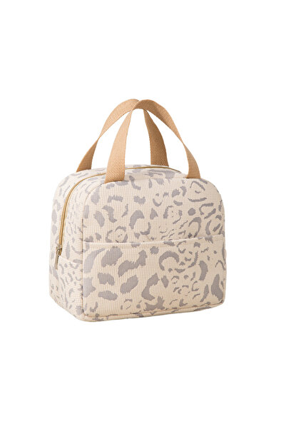 Choice1 Light Yellow 1 Pack of Ink Pattern Insulation Bag, Bento Bag, Lunch B...