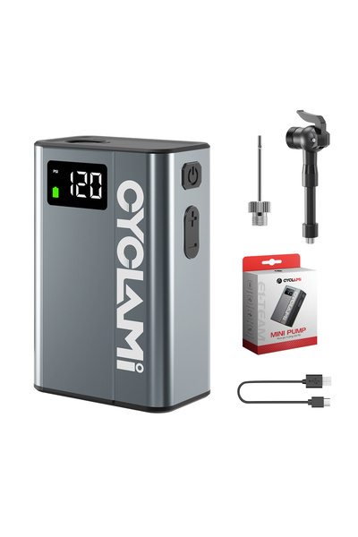 Choice Portable Pump Ultralight Bike Air Electric Pump CYCLAMI E1 120psi Port...