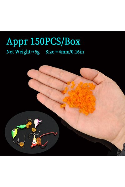 Choice 150PCS Box 150PCS Soft Realistic Salmon Fish Eggs Bait for Ice & Fly F...