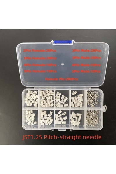 Choice9 JST 1.25mm Straight 1Box JST SH1.0/1.25/PH2.0/XH2.54/VH/SM/KF2510 Con...