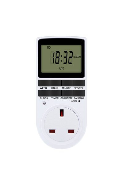 Choice UK Plug Electronic Timer Socket LCD Digital Timer Switch EU FR US UK A...