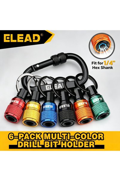 Choice ELEAD 6pcs/Set 1/4" Hexagonal Shank Screwdriver Head Holder Extension ...