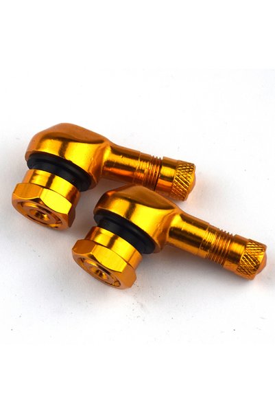 Choice3 2pcs 1/2PCS Aluminum Alloy Valve Motorcycle Rim 90 Degree Angle Motor...