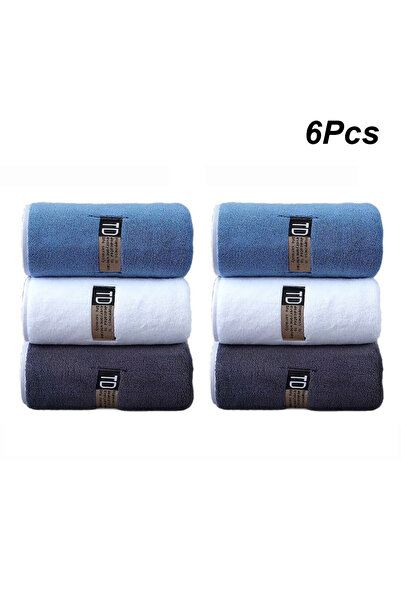 Choice3 40x80cm Mixed Colors 6pcs 6pcs Thickened Microfiber Towel Set, 40x80c...