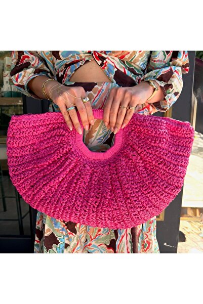 nesdesignn Pembe Yelpaze Çanta