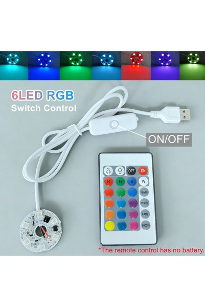 Choice30 مصباح LED RGB متدرج الألوان عالي السطوع قابل للتعتيم بجهد 5 فولت مع ...