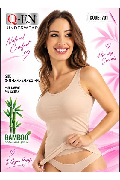 Q-EN Ten Bamboo Thick Strap Undershirt