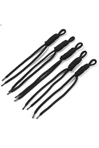 Choice17 24-28cm 5pcs Black 5pcs/lot Colorful Braided Lanyard Keychain Handma...