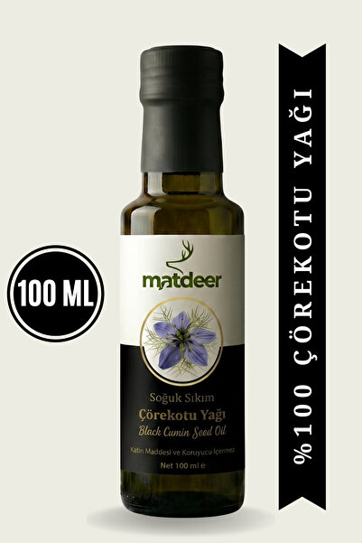 100 ml Çörek Otu Yağı Soğuk Sıkım - %100 Saf ve Doğal
