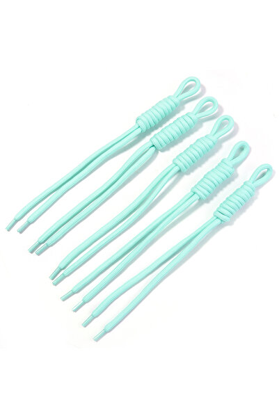 Choice16 24-28cm 5pcs Mint Green 5pcs/lot Colorful Braided Lanyard Keychain H...