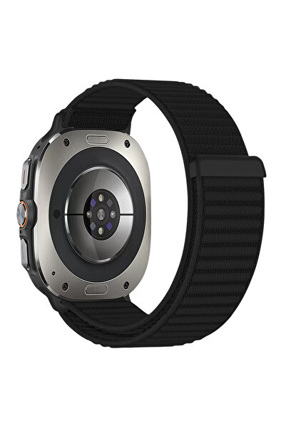 Choice32 Watch 8 Classic 46mm Black Nylon Strap for Samsung Galaxy Watch 8 Cl...