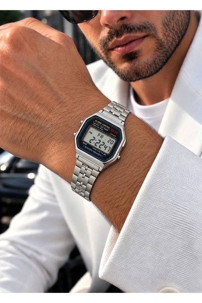 REYBONSS Unisex Wrist Watch Calendar, Alarm, Stopwatch, Light