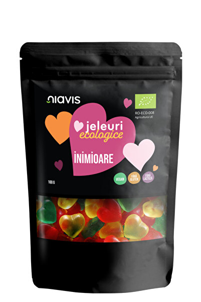Niavis Jeleuri Inimioare fara Gluten Ecologice/Bio 100g