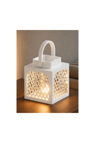 Lunera Accessories Fener Mumluk 3d Baskı El Yapımı Dekoratif Fener Modern Ve ...