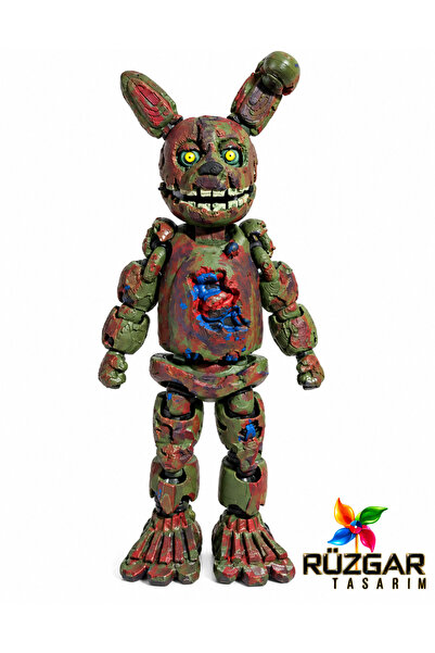 Rüzgar Tasarım Fnaf Five Nights at Freddy's Springtrap 2 Fnaf Eklemli Oyuncak...