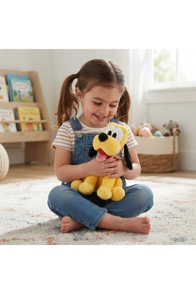 Cici Oyuncak Pluto Peluş 25 cm Mickey Mouse Köpeği Sevimli Çocuk Odası Hediye...